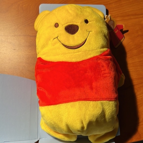 Cubcoats Pooh 2-in-1 Transforming Classic Zip-Up Hoodie & Soft Plushie 3T - Picture 4 of 5